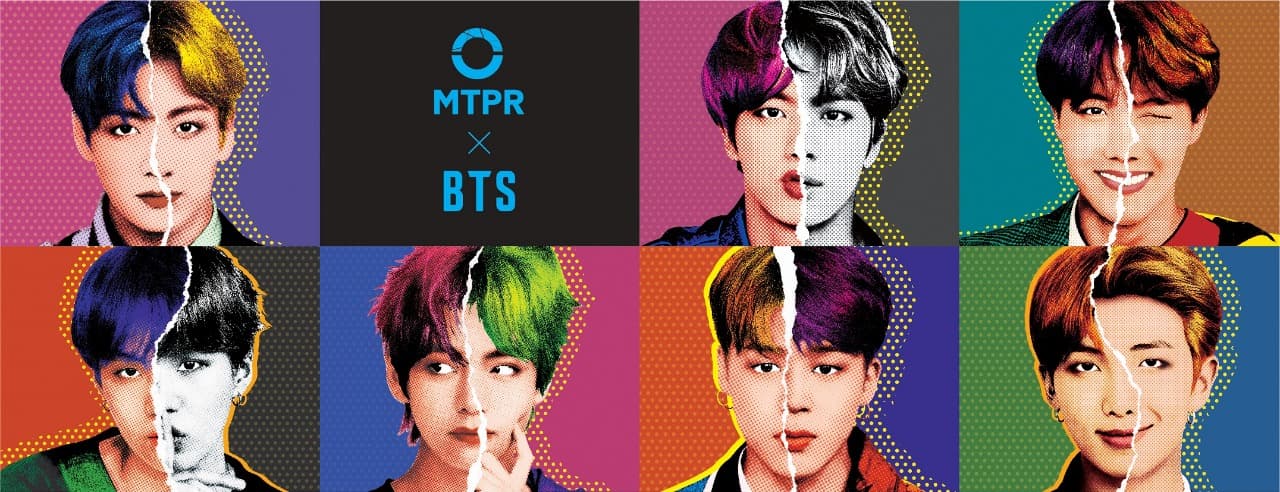 MTPR X BTS 컬러렌즈 6월 27일 출시