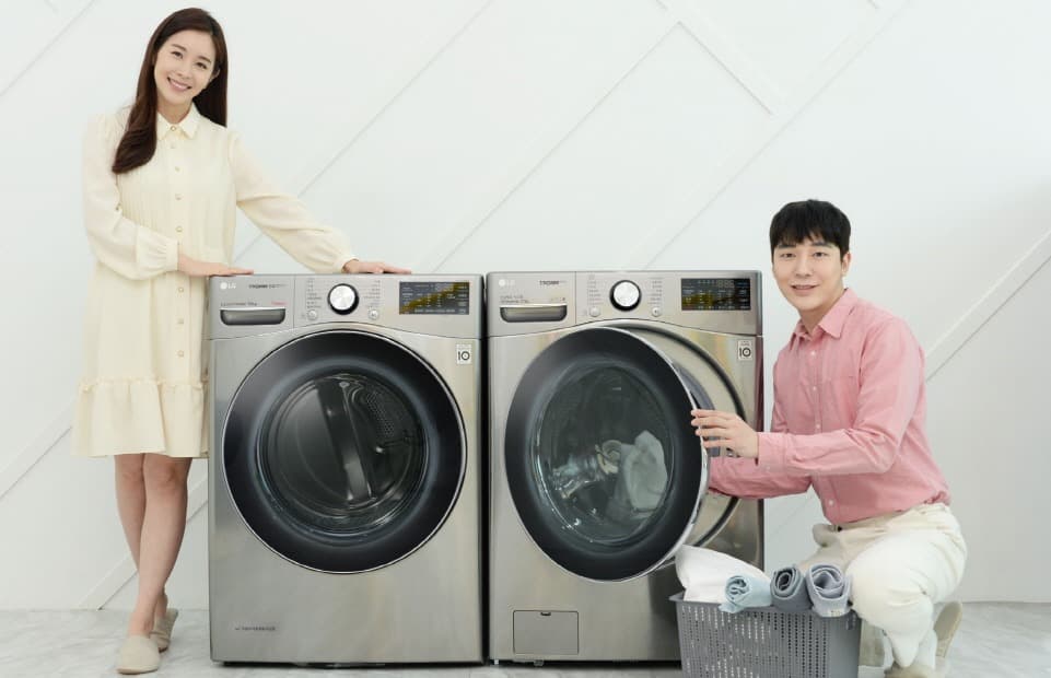 LG전자, '인공지능 DD세탁기' 트롬 씽큐 국내 출시
