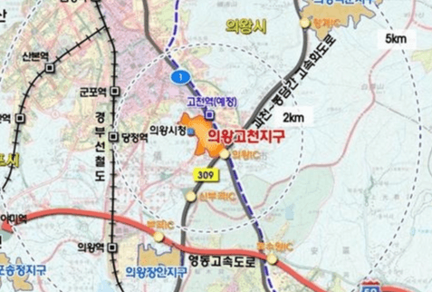 의왕고천 공동주택용지 B-2블록 공급
