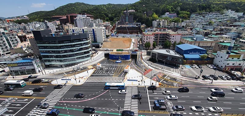 산성터널 접속도로1공구 현장 터널 개통식