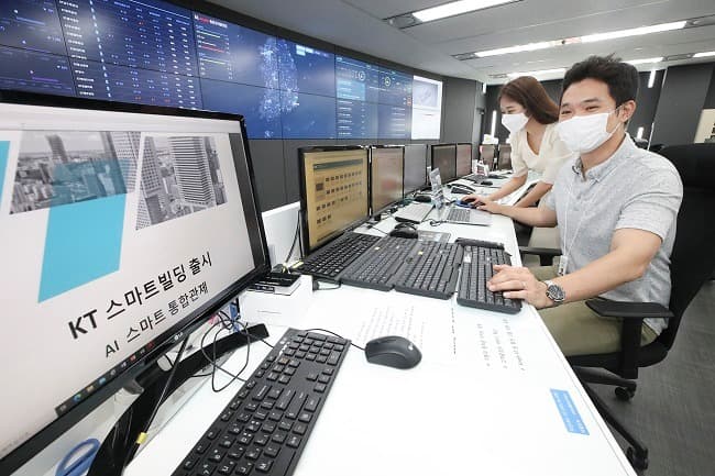 KT 스마트빌딩, AI가 한눈에 보고 최적 제어