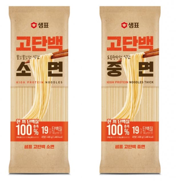 샘표, 한 끼에 필요한 단백질 100% 담은 ‘샘표 고단백면’ 출시