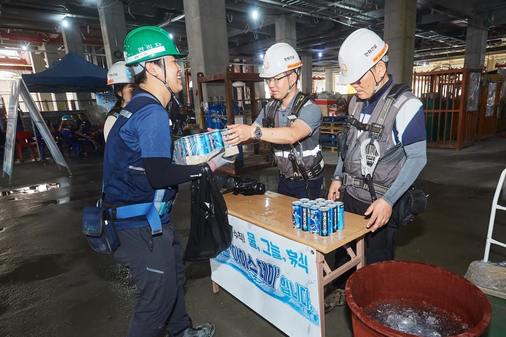 ㈜한화 건설부문, 전 건설현장 혹서기 안전보건관리 점검 실시