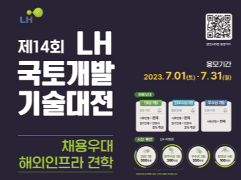 LH, 7월 1일부터 국토개발기술대전 작품 접수