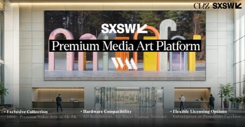 커즈, 세계적 예술 축제 SXSW 2025에서 프리미엄 미디어아트 플랫폼 ‘WAA’ 공개
