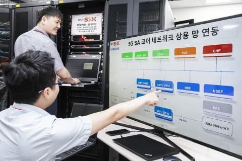 SK텔레콤, 삼성전자와 국내 최초로 ‘순 5G’ 통신 성공