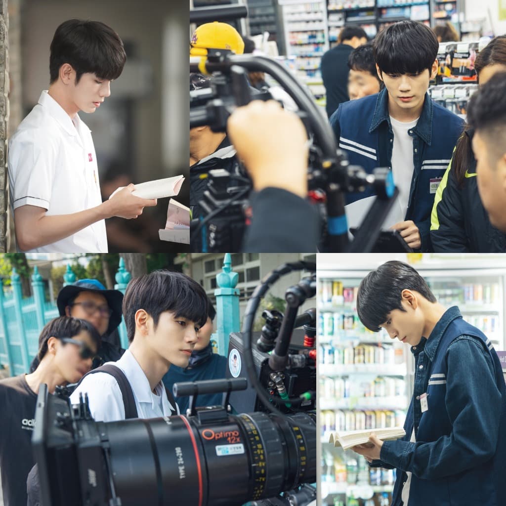 ‘열여덟의 순간’ 옹성우, 열정 가득한 현장 포착!