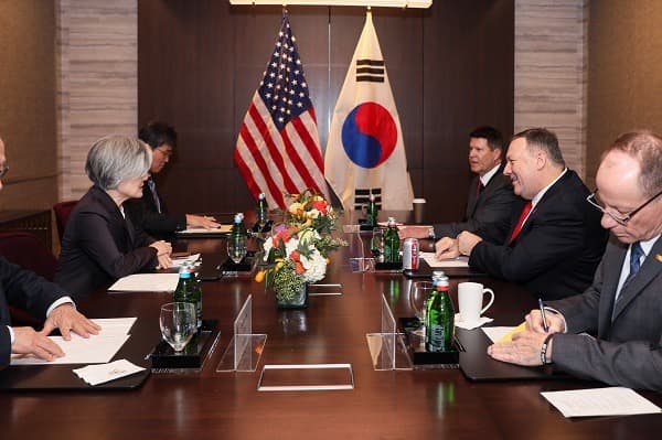 한미·한미일 외교장관 회담…“대북 3국 공조 중요”