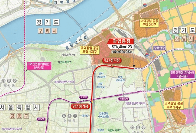 서울시 도시철도 9호선 4단계 국토교통부 기본계획 승인