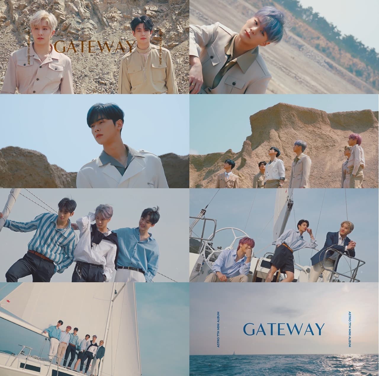 아스트로, 일곱 번째 미니 앨범 ‘GATEWAY’의 ‘JACKET SKETCH FILM’ 깜짝 공개!