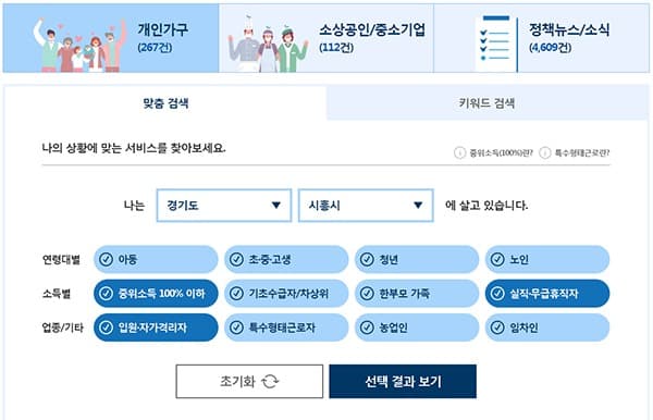 코로나19 정부 지원혜택, ‘정부24’에서 확인가능