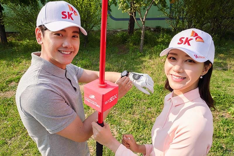 수시로 변하는 골프장 홀컵 위치 5G IoT로 실시간 확인한다