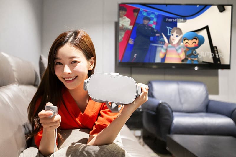 SKT ‘점프VR’에서 카트라이더 0.001초 명승부 즐긴다.
