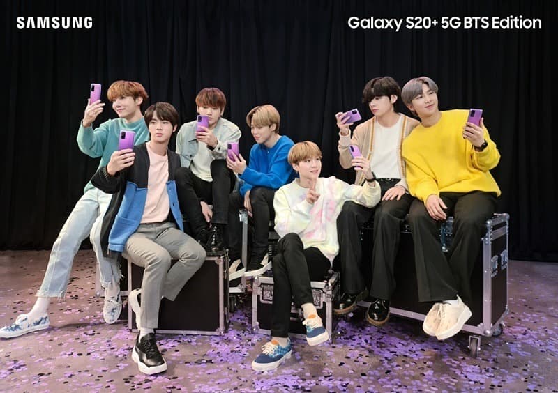 삼성전자-방탄소년단(BTS), ‘갤럭시 S20+ BTS 에디션’ 공개