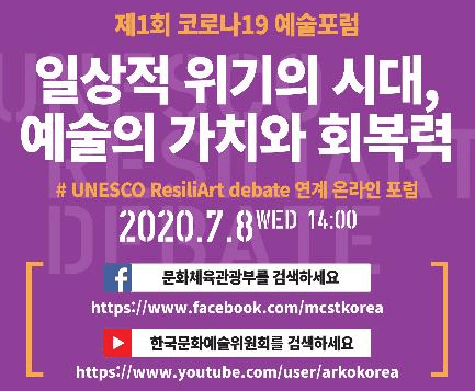 코로나19 이후, 예술인 복지·예술시장 등 주제별 현황·과제 논의
