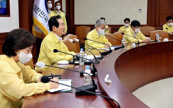 정세균 총리 “이라크 내 우리 근로자 특별수송…근로자 안전·건강 보호는 국가의 기본적 책무”