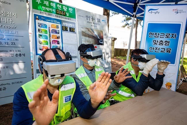 공사현장으로  ‘찾아가는 VR 안전교육’…60가지 가상체험