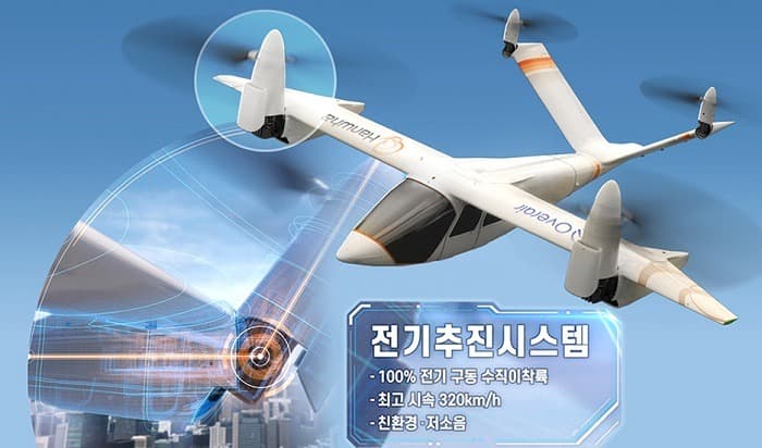 에어택시 '전기추진시스템' 곧 성능 시험...친환경 저소음 상용화 앞당긴다.
