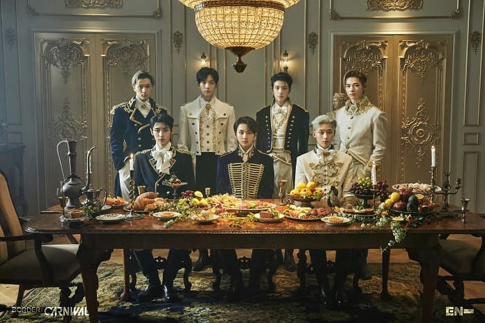 ENHYPEN, 화려한 가면무도회에 초대된 소년들! 마지막 콘셉트 'UP 공개