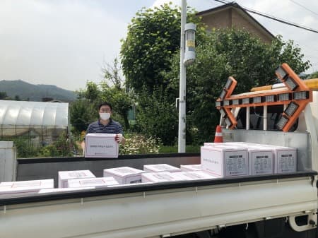 과천시, 코로나19 자가격리자 구호물품 직접 배달