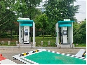 공공부문 최초 죽전휴게소 초급속충전기 운영개시