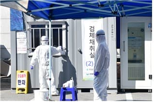 인천시, 선별진료소에 QR코드 전자문진 시스템 확대 구축