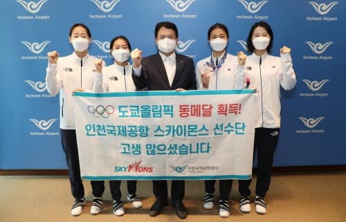 인천공항공사, 도쿄올림픽 출전 배드민턴 선수단 환영식 개최