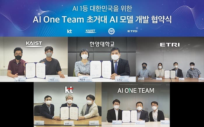 KT, AI 원팀에서 ‘초거대 AI’ 개발 나선다