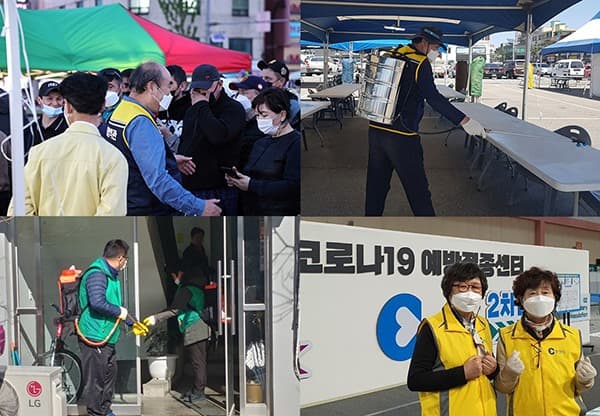 외국인 근로자 진단검사 돕고 접종센터 봉사·지역방역 앞장