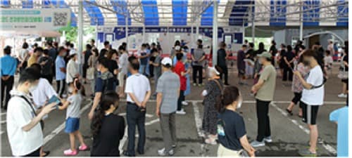 코로나19 외국인 확진 증가, 남동구에 검사소 임시 운영