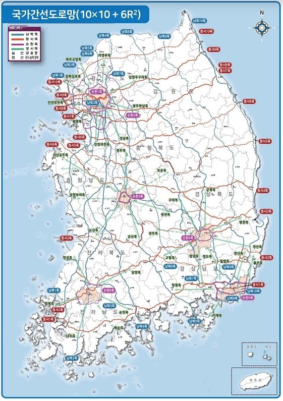 30분내 접근 가능... 간선도로 ‘남북·동서 각각 10개축’ 재편