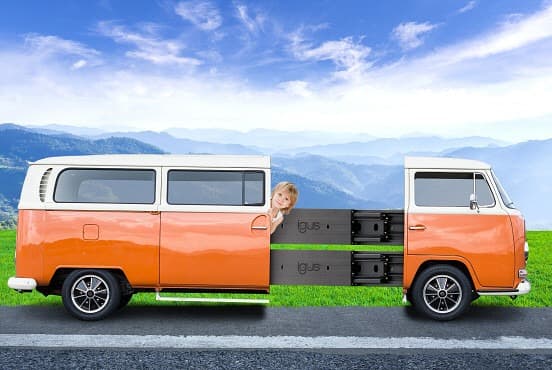 igus, 캠핑카를 위한 텔레스코픽 레일 출시