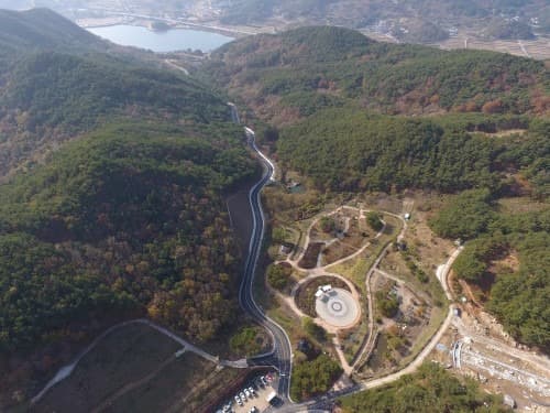 지리산정원 진입로 확·포장으로 방문객 편의 제고