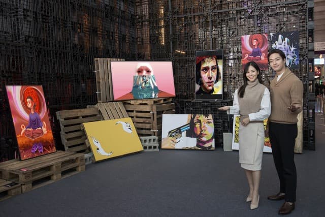 ‘코엑스 윈터 갤러리 2021’서 라이프스타일 TV 전시