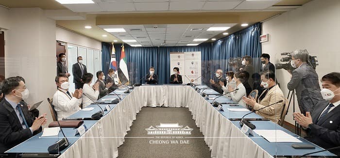 서울대병원 위탁운영 UAE 셰이크 칼리파 전문병원 방문 