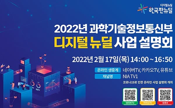1조 1400억원 규모 디지털 뉴딜 19개 공모사업 본격 시행