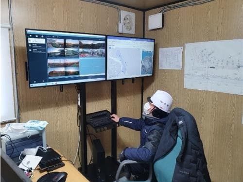 공공건설현장 첫 스마트 안전장비 적용