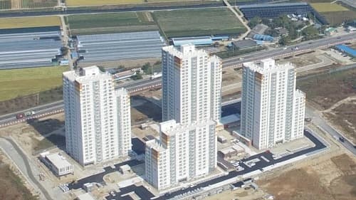 완주군 삼봉웰링시티, 아파트 입주로 미니 신도시 면모 '착착'