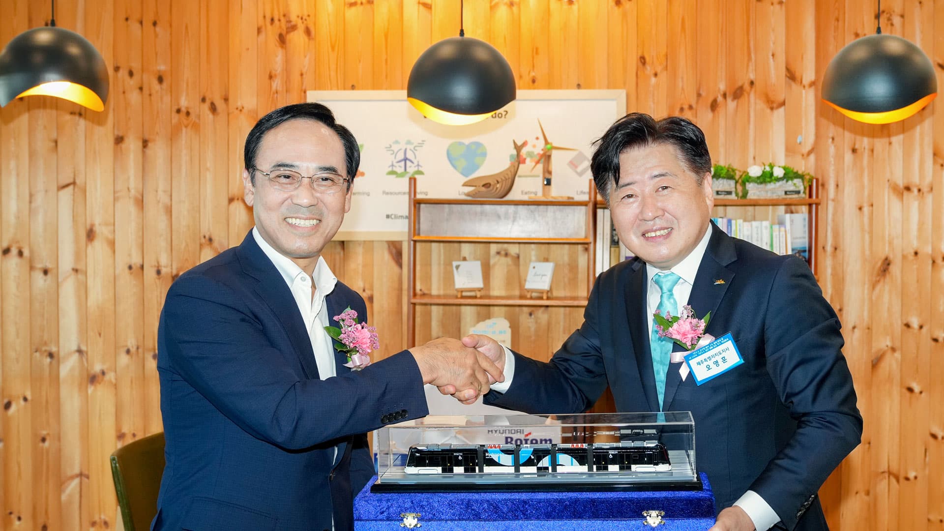 현대로템, 제주 그린수소 글로벌 허브 구축 행사 참가