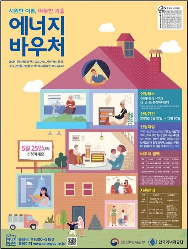 저소득층 에너지 바우처 가구당 1만3000원 추가 인상