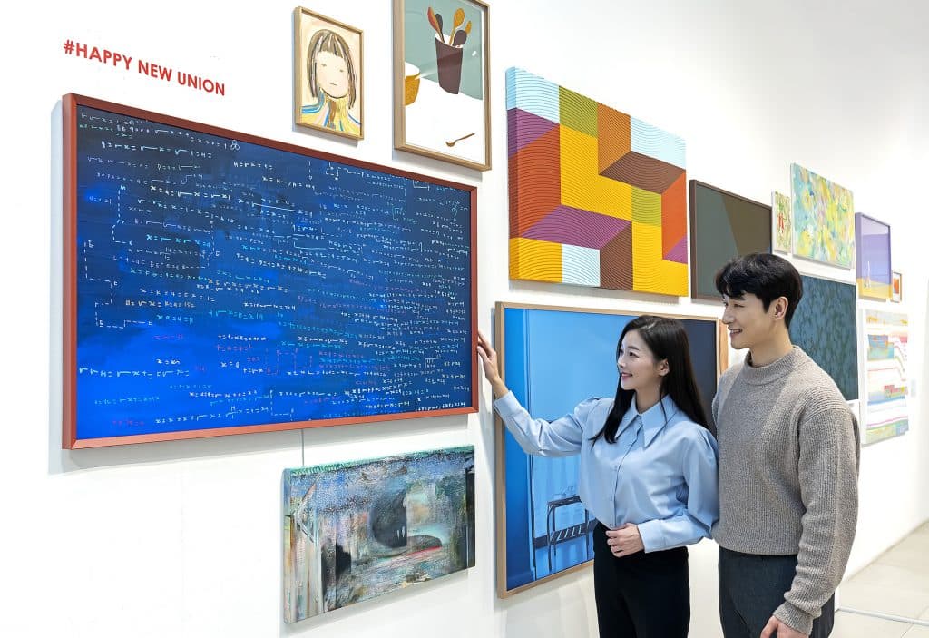 삼성 ‘더 프레임’, ‘2022 유니온아트페어’서 현대 미술 작가의 캔버스가 되다