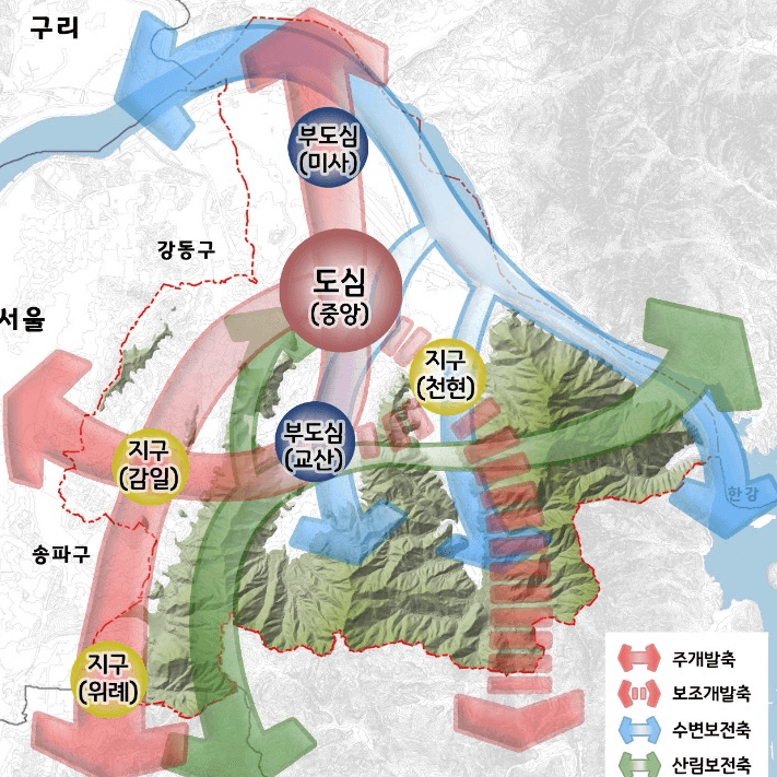 경기도, 2040년 하남 도시기본계획(안) 승인…인구 42만 4천 명 목표