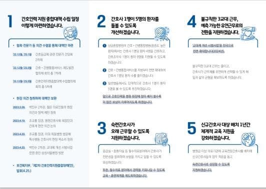 복지부장관 “간호사 처우개선은 국가가 책임지겠다”
