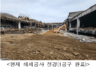 쿠팡 물류센터 화재현장 등 건축물 해체공사장 집중점검