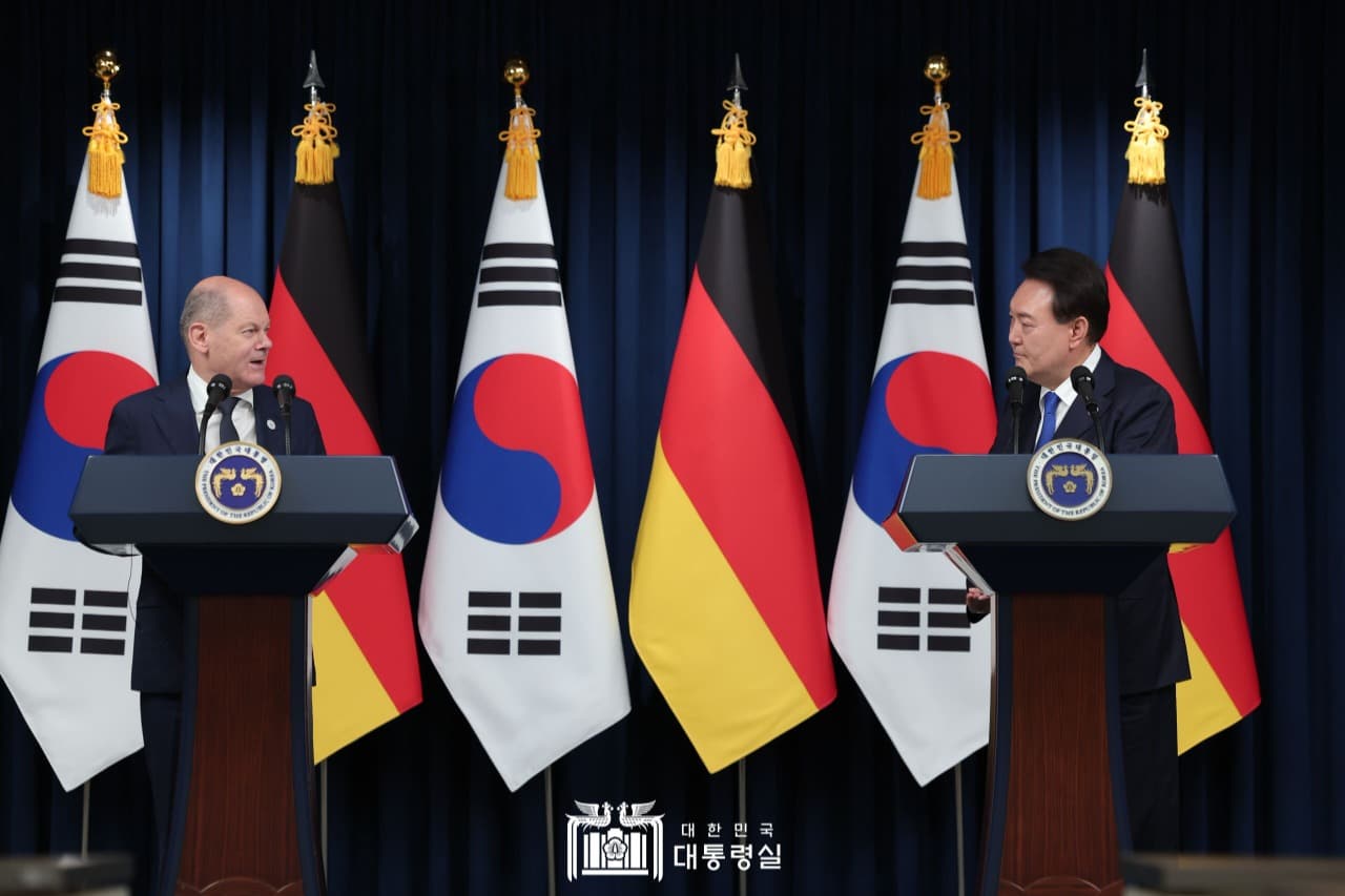 한-독, ‘군사비밀정보보호협정 조속 체결, 방산 공급망 협력’