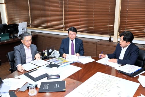 백경현 구리시장, LH 사장과 광역교통 및 현안개발사업 논의