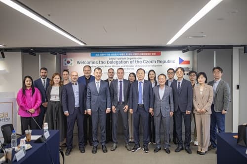 체코 이반 바르토쉬 부총리, 서울관광 우수사례 답사 위해 서울관광재단 방문