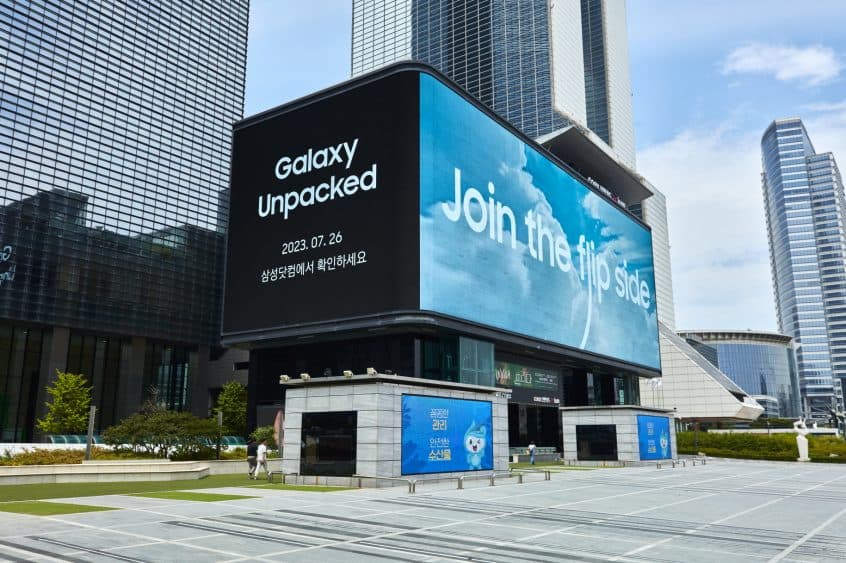 삼성전자, 전세계 랜드마크에서 ‘갤럭시 언팩 2023’ 디지털 옥외광고 진행