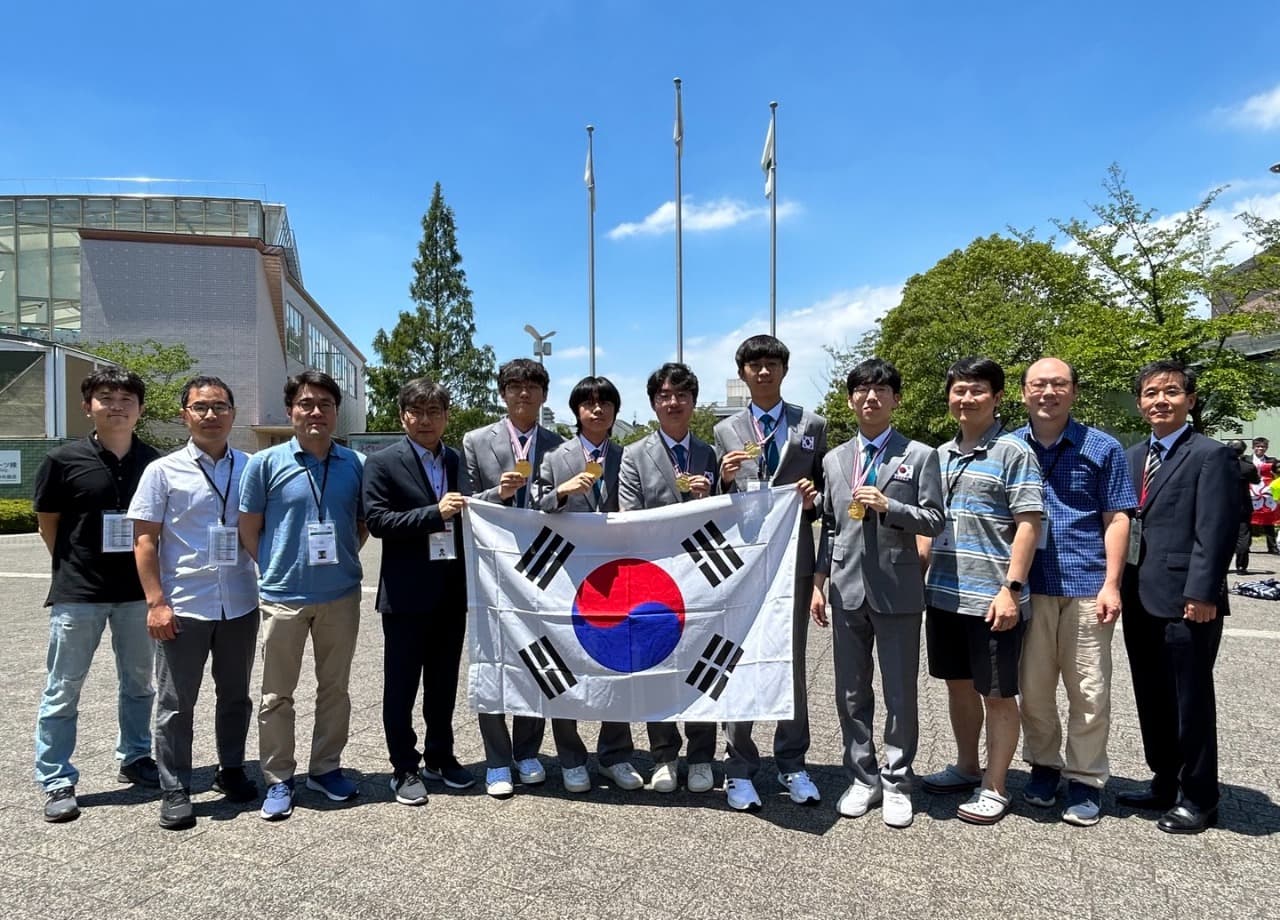 한국 국제물리올림피아드 대표단 전원 금메달 ‘국가 종합 1위’