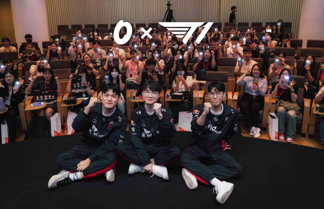SKT, T1 선수들과 함께 0 청년에게 응원 메시지 전한다